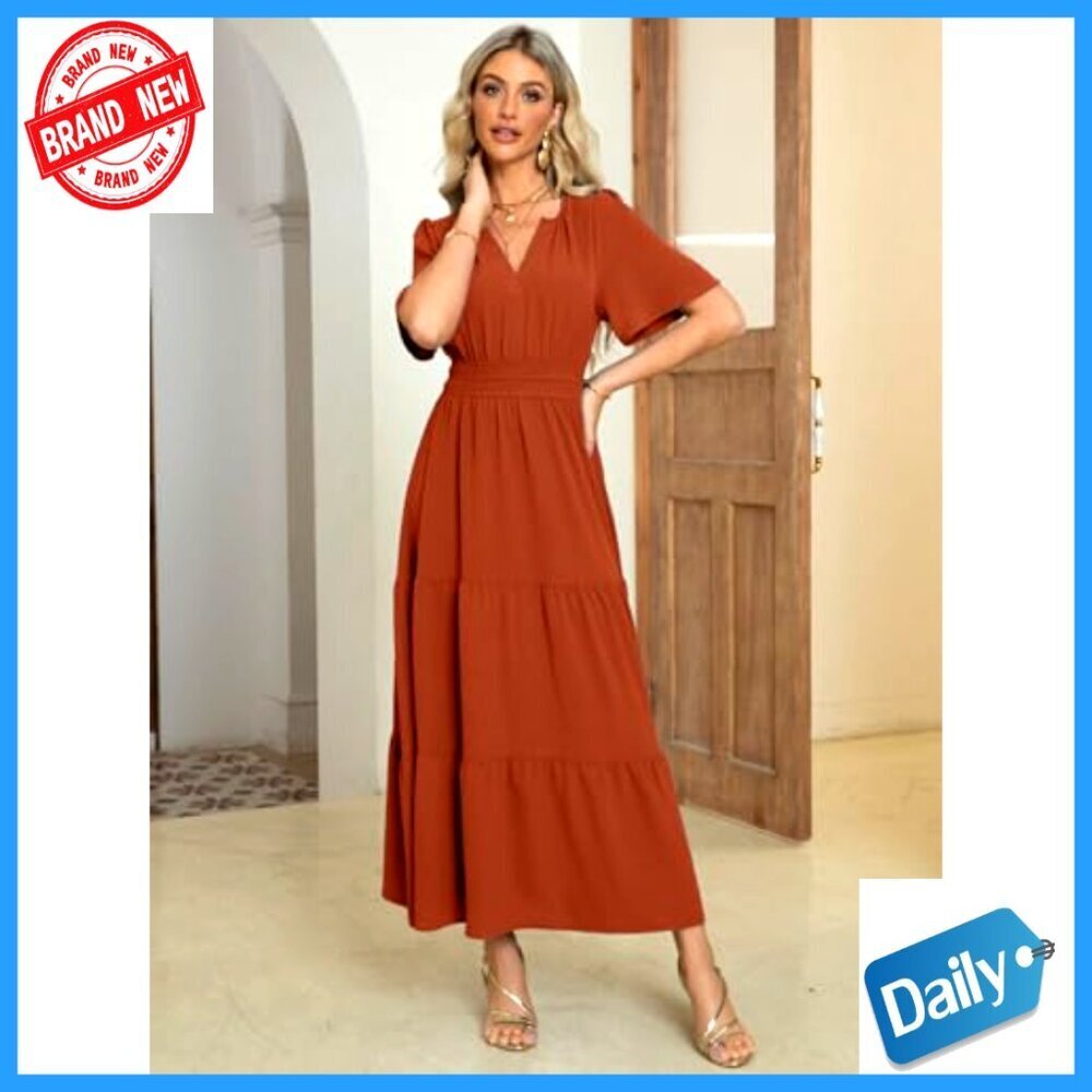Velvet V-Neck Maxi Dress Formal Wedding Guest Party Long Dress - Picture 2 of 7